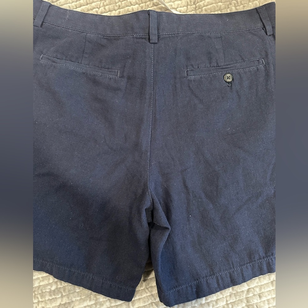 Banana Republic Men's Navy Shorts; size 35; NWT - Picture 7 of 8